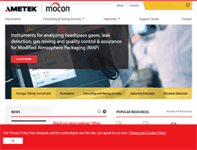 Tablet Screenshot of mocon.com